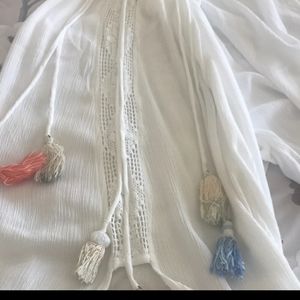 Anthro Farm Rio boho wide leg pants